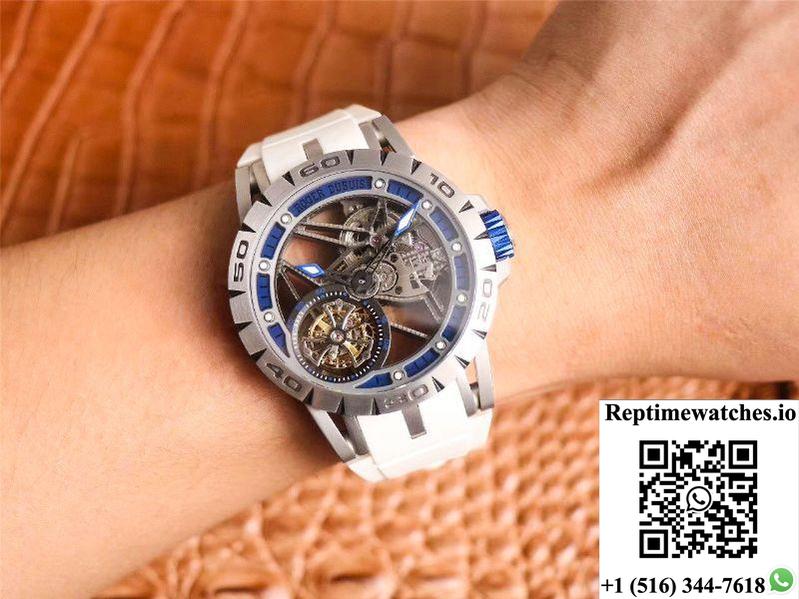Jb Factory Roger Dubuis Excalibur Spider Italdesign Edition Rddbex0622 Bule-Rep Time Watches