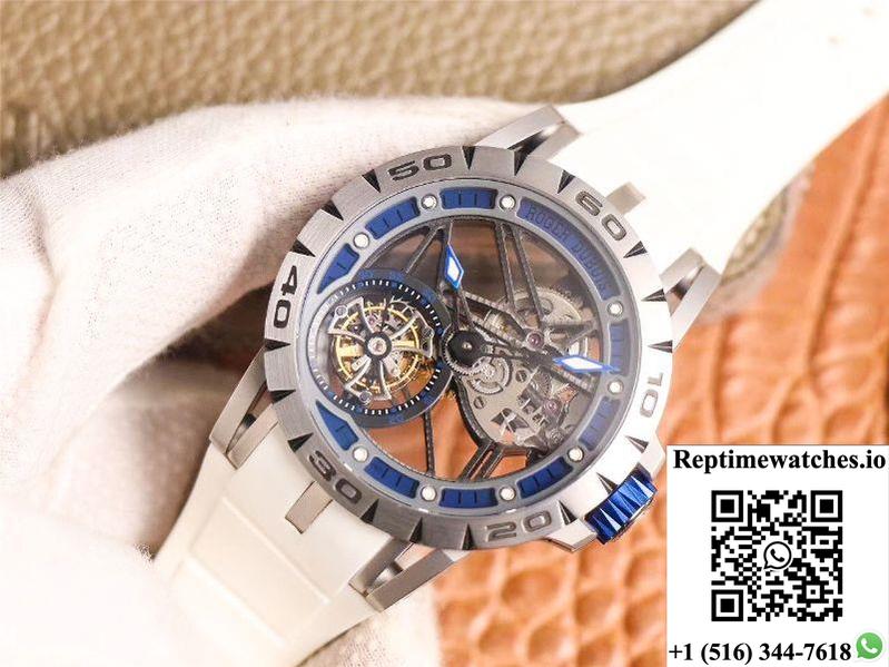 Jb Factory Roger Dubuis Excalibur Spider Italdesign Edition Rddbex0622 Bule-Rep Time Watches