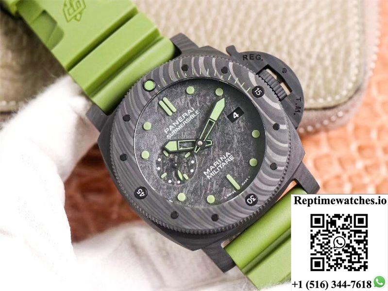 Vs Factory Panerai Submersible Marina Militare Carbotech 47Mm Pam00961-Rep Time Watches