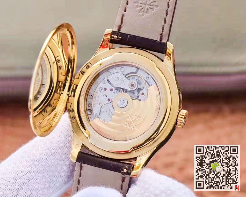 ZF Factory Patek Philippe Calatrava Yellow Gold 5227J-001 Flip Back Version