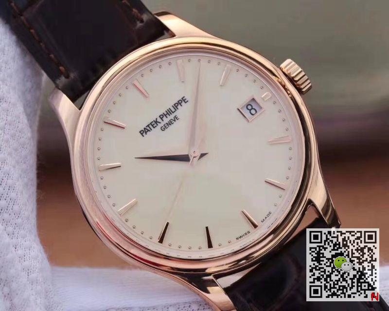 ZF Factory Patek Philippe Calatrava Rose Gold 5227R-001 Flip Back Version