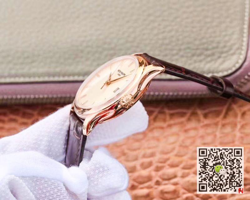 ZF Factory Patek Philippe Calatrava Rose Gold 5227R-001 Flip Back Version