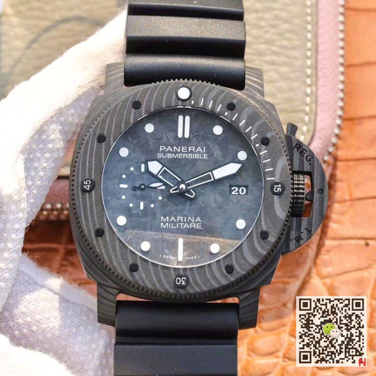 VS Factory Panerai Submersible Marina Militare Carbotech 47MM PAM00979