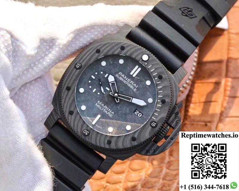 Vs Factory Panerai Submersible Marina Militare Carbotech 47Mm Pam00979-Rep Time Watches