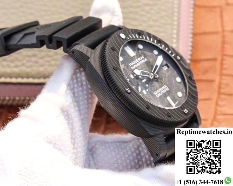 Vs Factory Panerai Submersible Marina Militare Carbotech 47Mm Pam00979-Rep Time Watches
