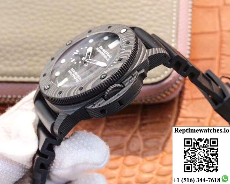 Vs Factory Panerai Submersible Marina Militare Carbotech 47Mm Pam00979-Rep Time Watches