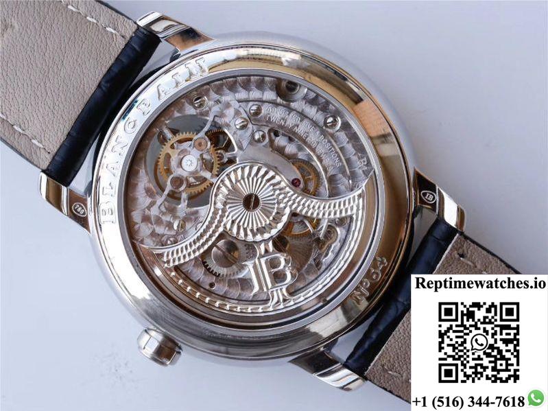 Jb Factory Blancpain Villeret Tourbillon 8 Jours 6025-1542-55B Black-Rep Time Watches