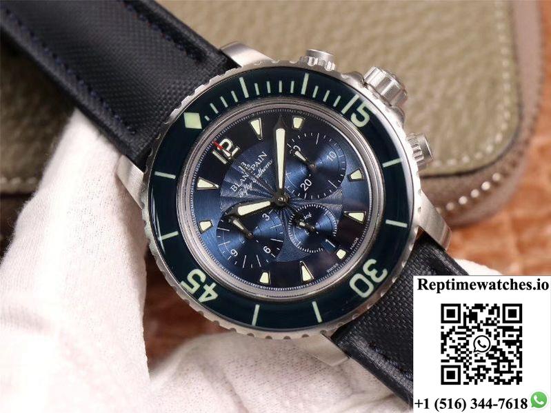 Blancpain Fifty Fathoms Chronographe Flyback 5085Fb-1140-52B Om Factory-Rep Time Watches