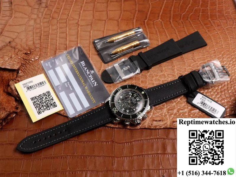 Blancpain Fifty Fathoms Chronographe Flyback 5085 Om Factory-Rep Time Watches
