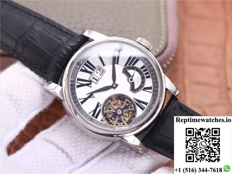 Jb Factory Roger Dubuis Hommage Flying Tourbillon Rddbho0568 Black-Rep Time Watches
