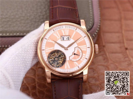 JB Factory Roger Dubuis Hommage Flying Tourbillon RDDBHO0568 Pink