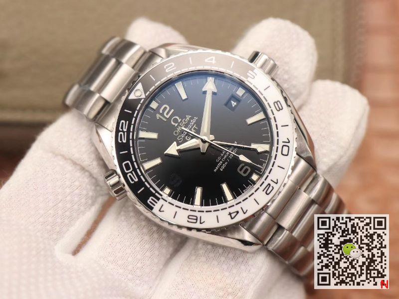 VS Factory Seamaster Planet Ocean 600M OMEGA CO‑AXIAL Master Chronometer GMT 43.5MM 215.30.44.22.01.001