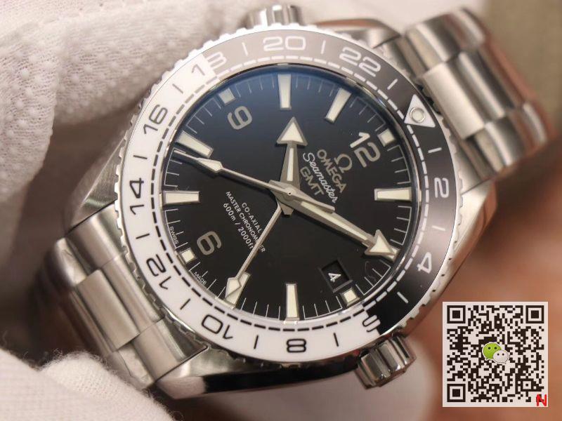 VS Factory Seamaster Planet Ocean 600M OMEGA CO‑AXIAL Master Chronometer GMT 43.5MM 215.30.44.22.01.001