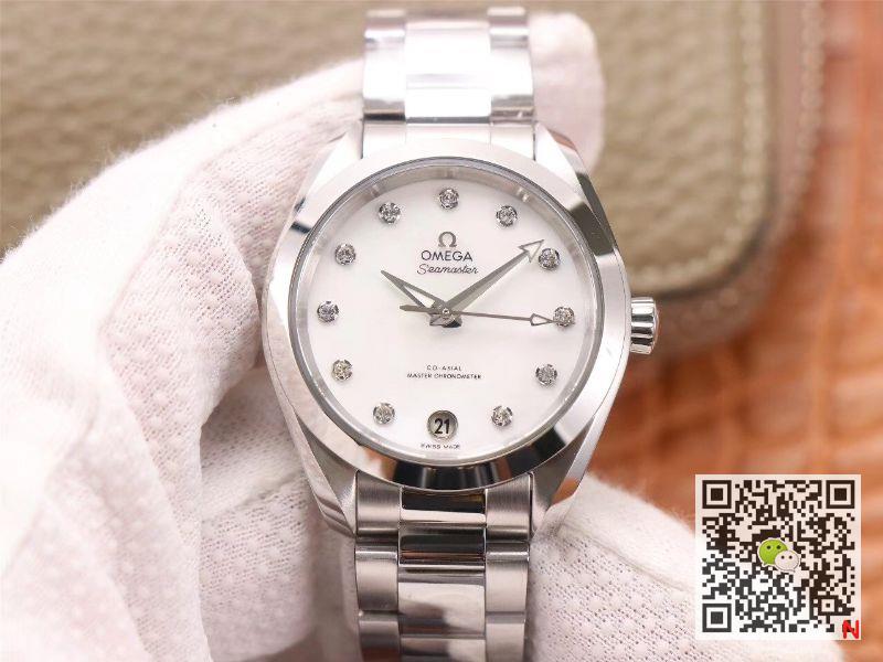 VS Factory Replica Omega Seamaster 220.10.38.20.52.001 Aqua Terra 150M CO‑AXIAL Master Chronometer Ladies