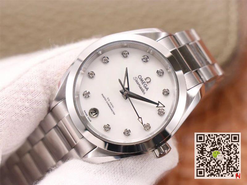 VS Factory Replica Omega Seamaster 220.10.38.20.52.001 Aqua Terra 150M CO‑AXIAL Master Chronometer Ladies