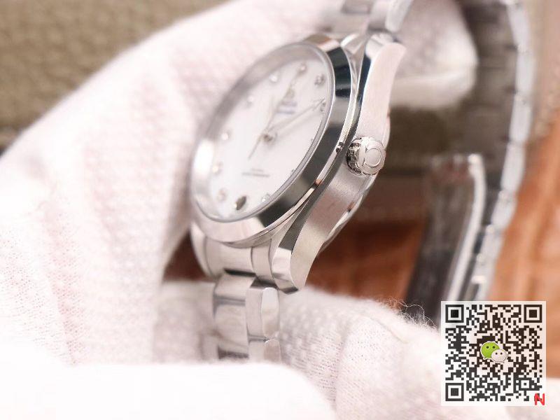 VS Factory Replica Omega Seamaster 220.10.38.20.52.001 Aqua Terra 150M CO‑AXIAL Master Chronometer Ladies