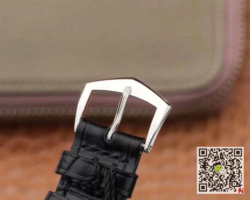ZF Factory Patek Philippe Calatrava Automatic Date Black Dial Watch 5227G-010 Flip Back Version
