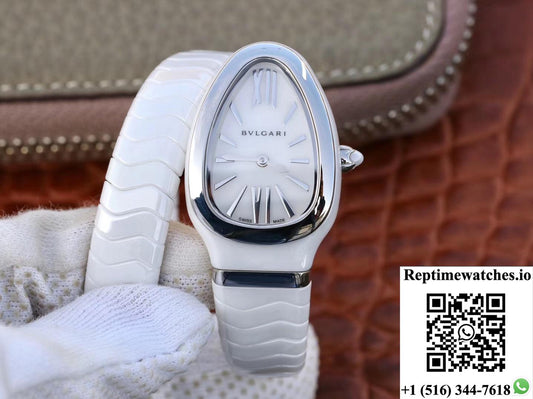 Bvlgari Serpenti Spiga Watch 102613 Bv Factory Steel No Diamond-Rep Time Watches