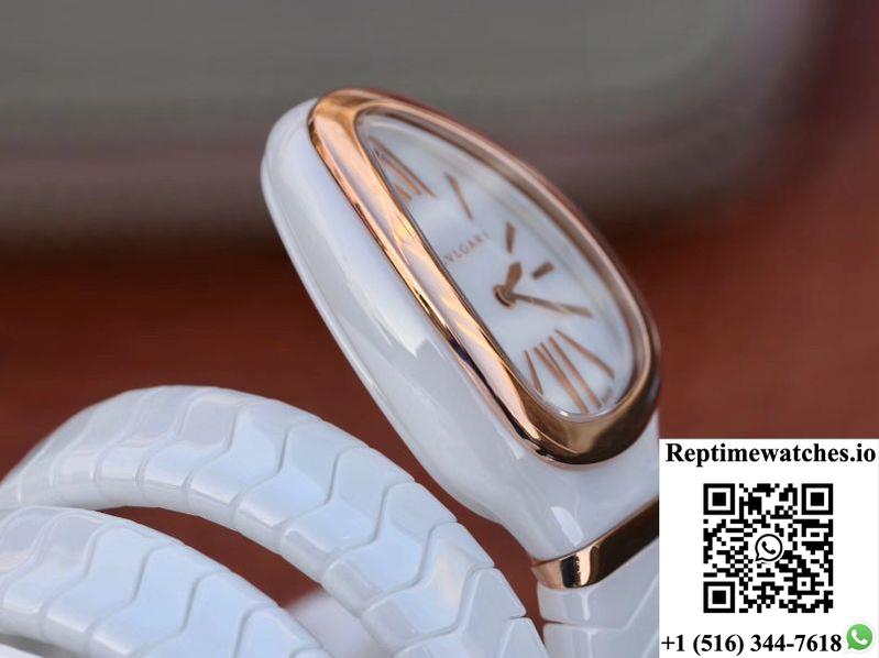 Bvlgari Serpenti Spiga Watch 102886 Bv Factory Rose Gold No Diamond-Rep Time Watches
