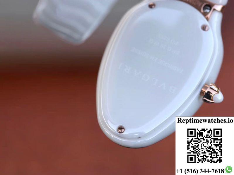 Bvlgari Serpenti Spiga Watch 102886 Bv Factory Rose Gold No Diamond-Rep Time Watches