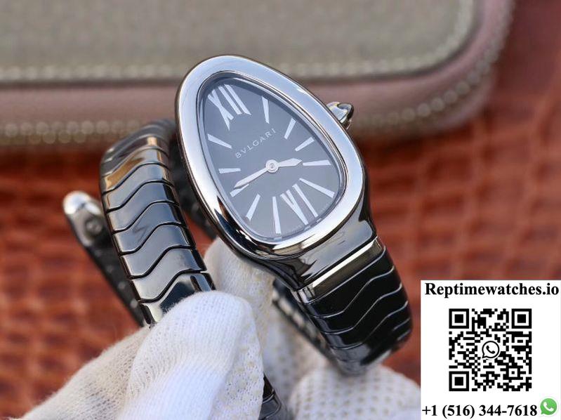 Bvlgari Serpenti Spiga Watch 102735 Steel Bv Factory-Rep Time Watches
