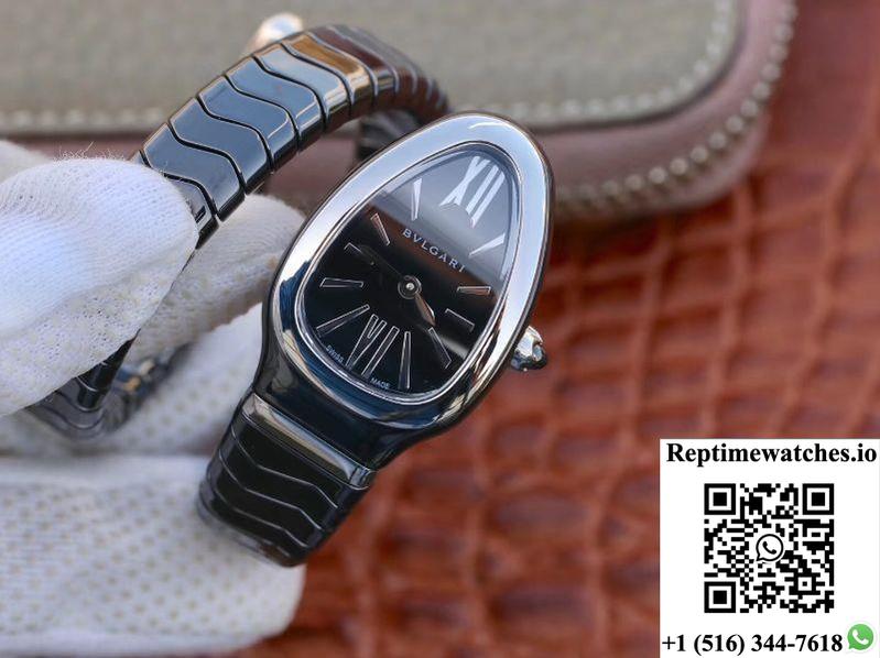 Bvlgari Serpenti Spiga Watch 102735 Steel Bv Factory-Rep Time Watches