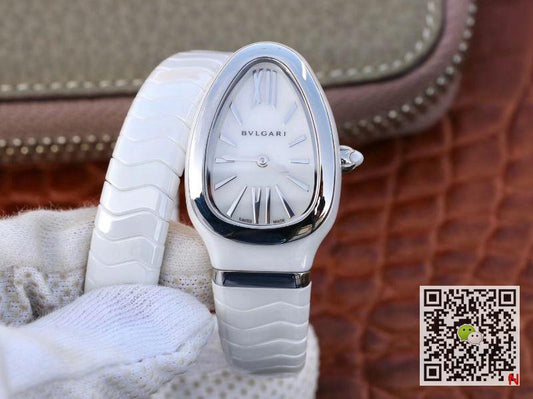 Bvlgari Serpenti Spiga Watch 102613 BV Factory Steel No Diamond
