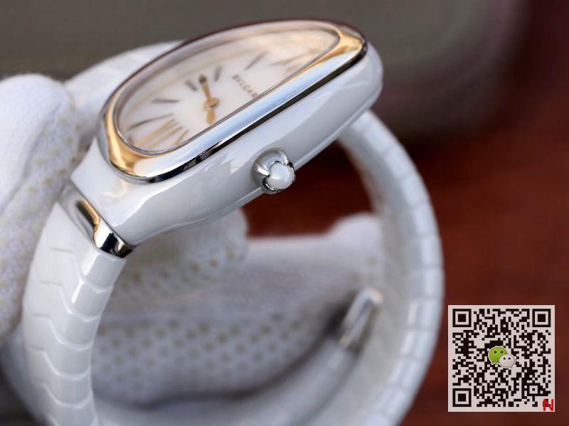 Bvlgari Serpenti Spiga Watch 102613 BV Factory Steel No Diamond