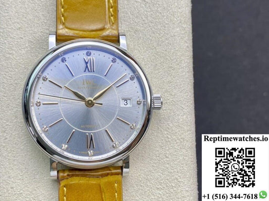 IWC PORTOFINO IW458101 V7 FACTORY ALLIGATOR LEATHER STRAP