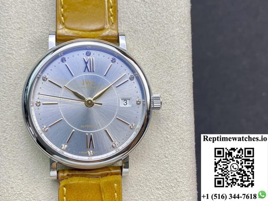 IWC Portofino IW458101 V7 Factory Alligator Leather Strap