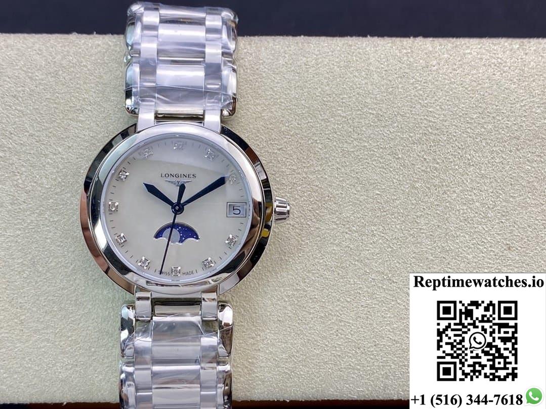 Longines Elegant L8.116.4.87.6 Gs Factory White Dial-Rep Time Watches