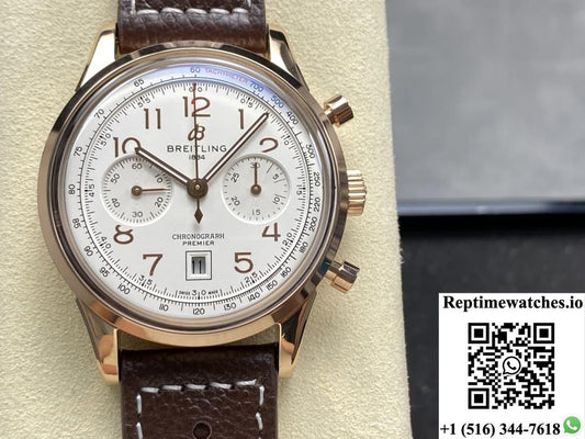 Breitling Premier RB0145371G1P1 BLS factory transparent case back