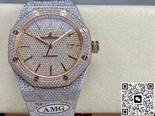 Audemars Piguet Royal Oak 15400OR.022 AMG Factory Diamond Strap