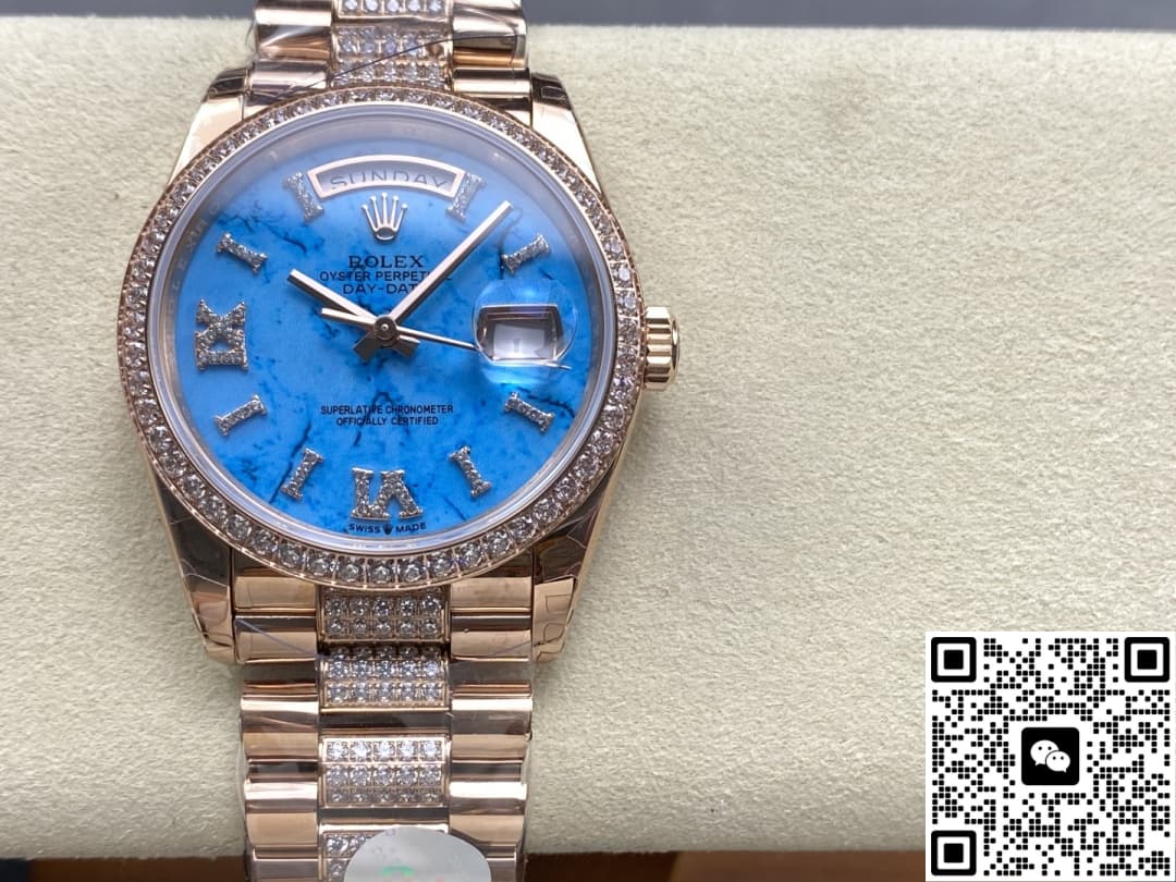 Rolex Day-Date M128345rbr-0065 8+ factory solid case back
