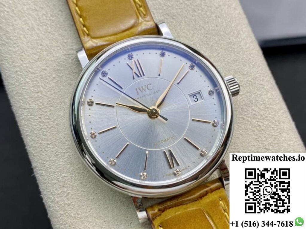 IWC PORTOFINO IW458101 V7 FACTORY ALLIGATOR LEATHER STRAP