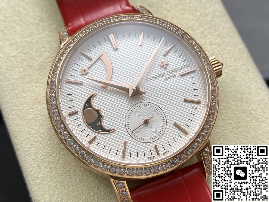 Vacheron Constantin Traditionnelle 83570-000R-B691 TW factory crocodile leather strap