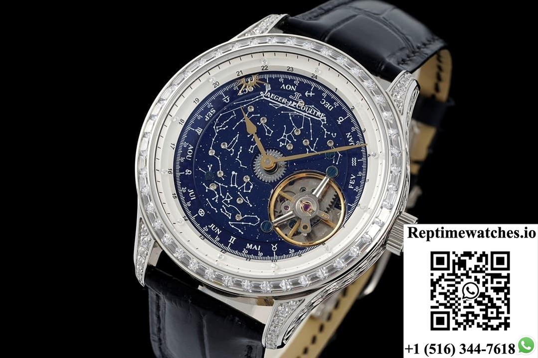 Jaeger-Lecoultre Master Rms Factory Tourbillon Diamond Bezel-Rep Time Watches
