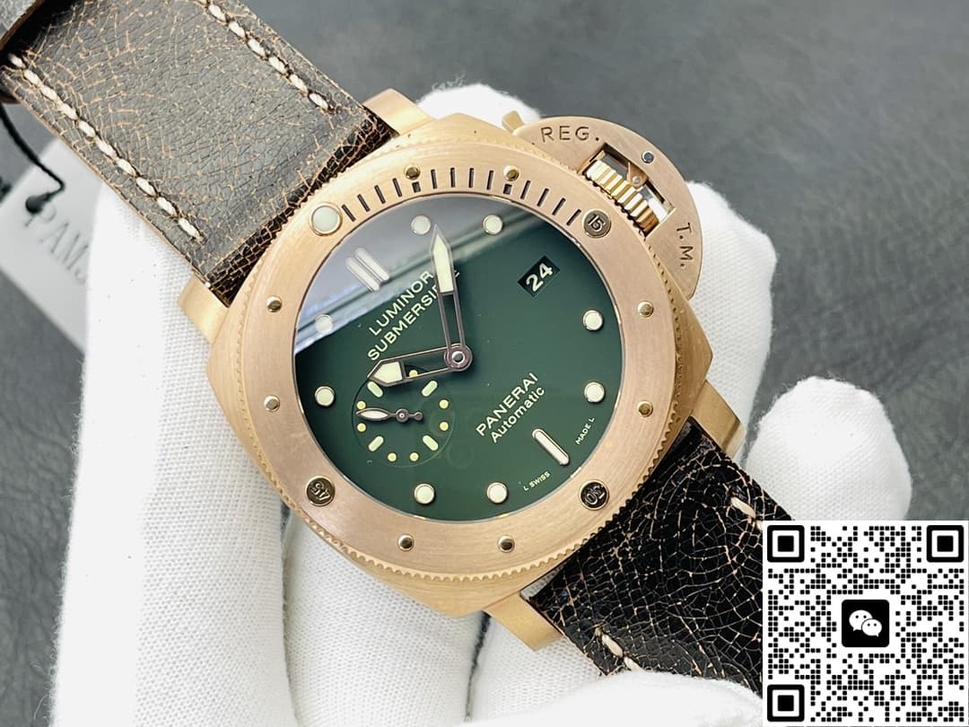 Panerai Submersible PAM00382 VS Factory Leather strap