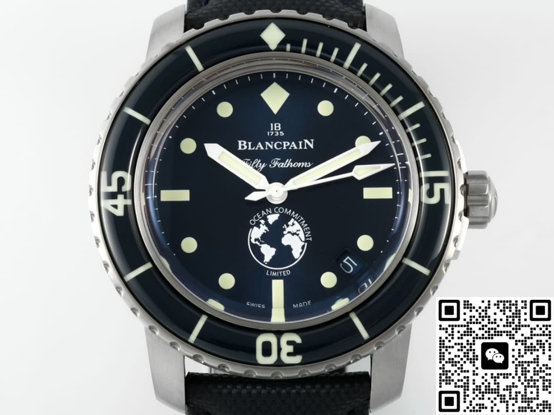 Blancpain Fifty Fathoms 5008-11B40-NAOA ZF Factory Blue Dial