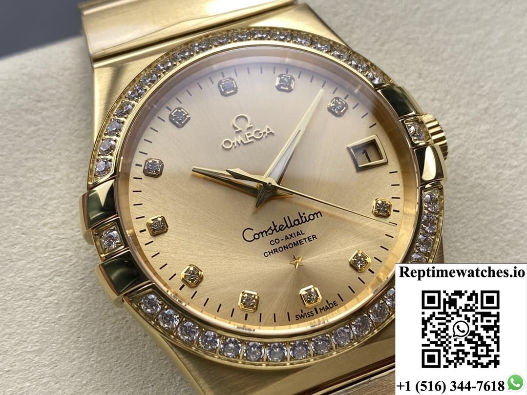 Omega Constellation 123.55.38.21.58.001 OM Factory Date Display
