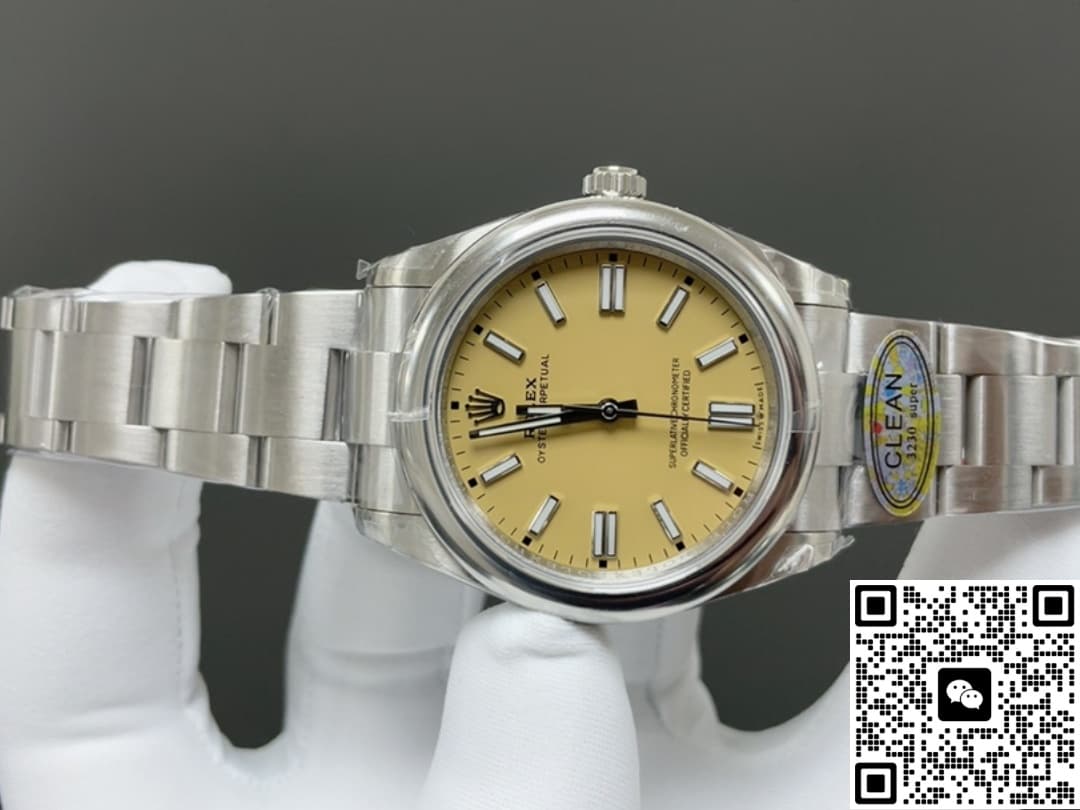 Rolex Oyster Perpetual 134300-0007 Clean Factory Yellow Dial