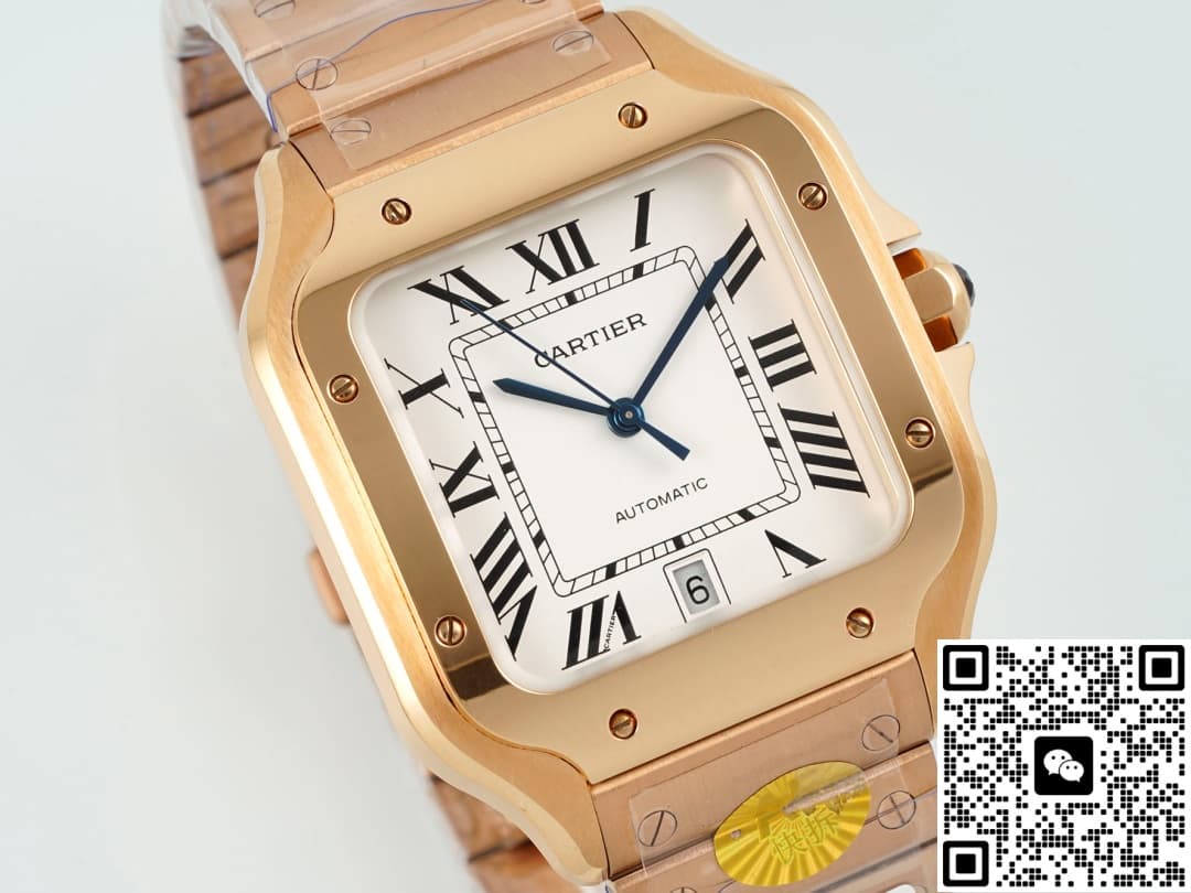 Cartier Santos WGSA0018 AF factory date display