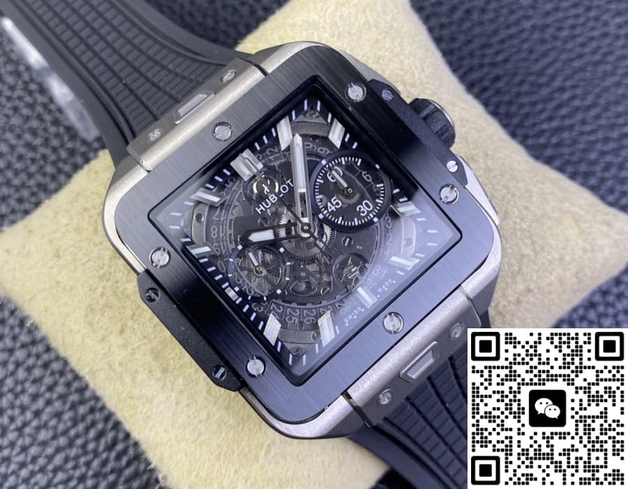 Hublot AQUARE BANG UNICO 821.NM.0170.RX BB Factory rubber strap
