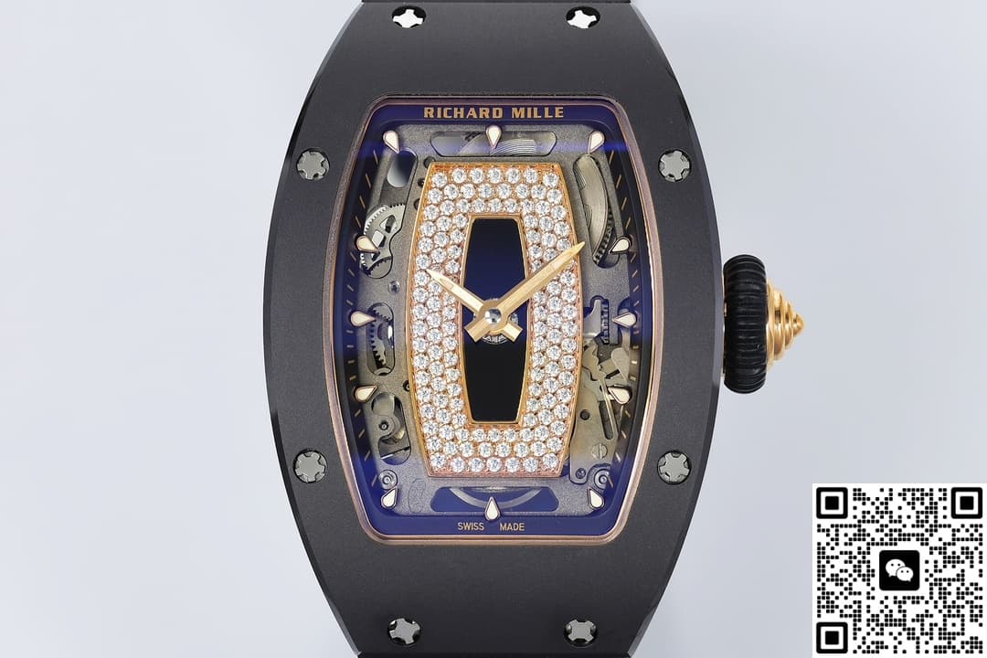 Richard Mille Ladies RM07-01 ZF Factory Black Rubber