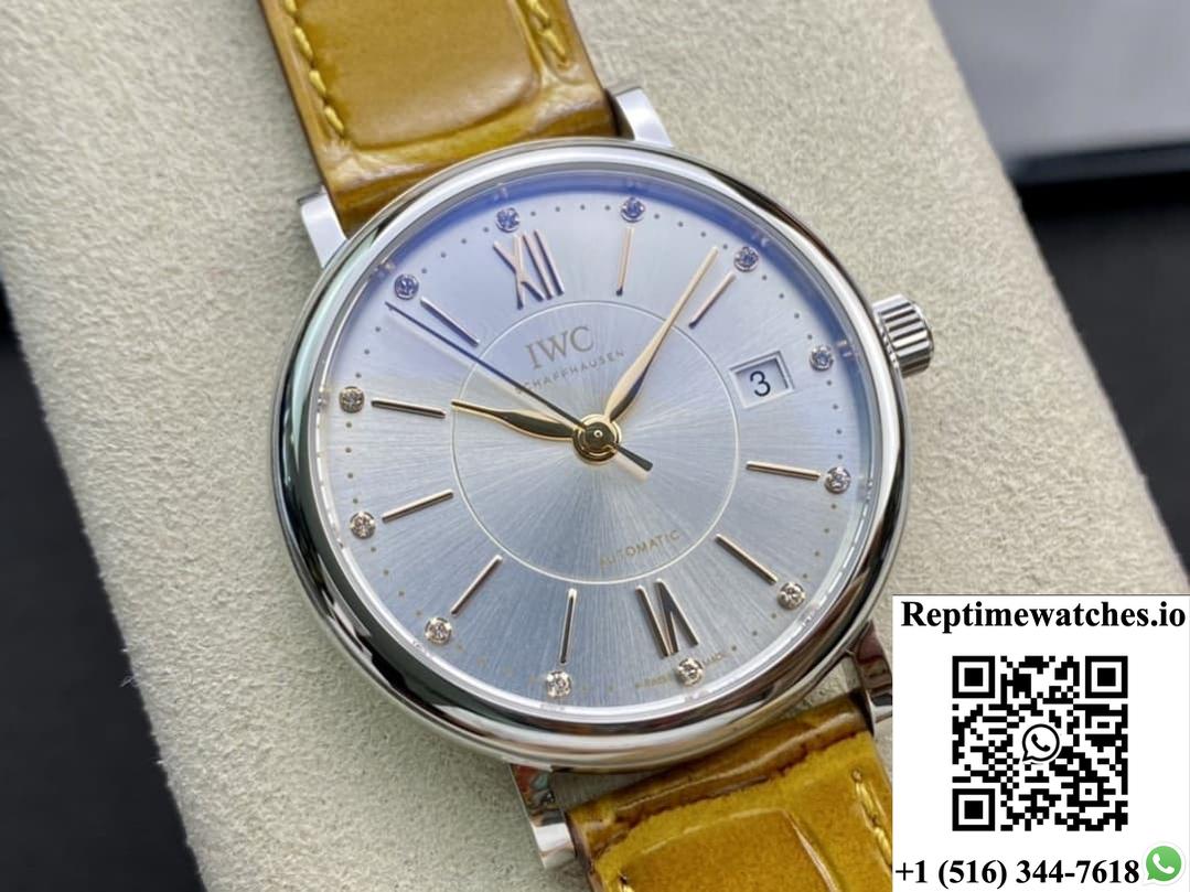 IWC Portofino IW458101 V7 Factory Alligator Leather Strap