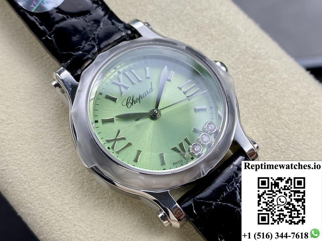 Chopard Happy Sport 278590-3013 Yf Factory Green Dial-Rep Time Watches