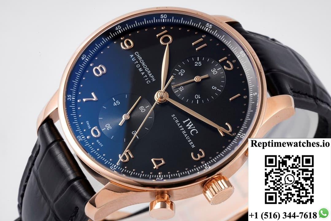 IWC PORTUGIESER IW371610 ZF FACTORY ALLIGATOR LEATHER STRAP