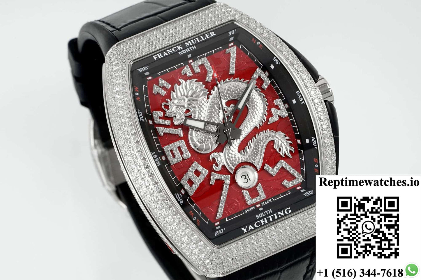 Franck Muller Vanguard ABF Factory Diamond-Set Hour Markers