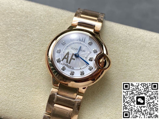 Cartier Blue Balloon WJBB0016 AF Factory Rose Gold