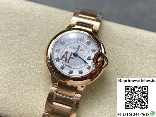 Cartier Blue Balloon WJBB0016 AF Factory Rose Gold